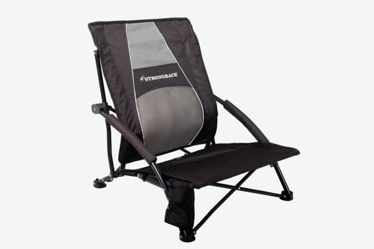 Strongback Low Gravity Beach Chair With Lumbar Support.